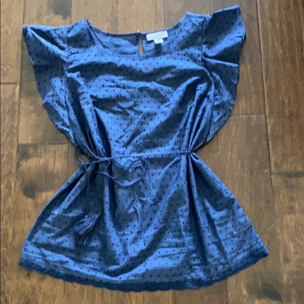 Motherhood maternity navy blouse